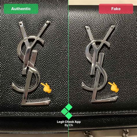 ysl college fake|real ysl vs fake.